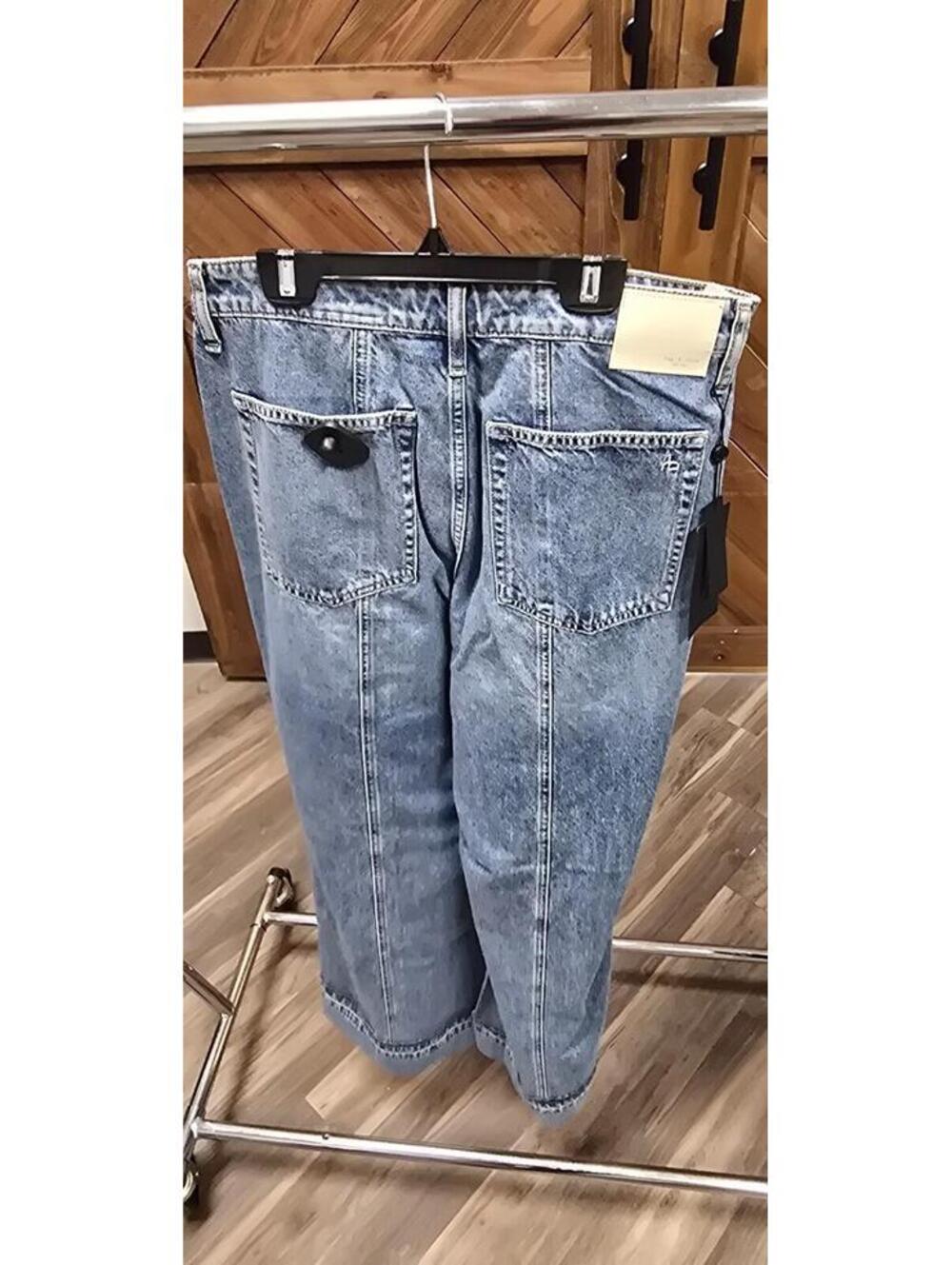 Rag & Bone Marina High Rise Wide Leg Jeans in Liliana size 29 - Picture 5 of 5